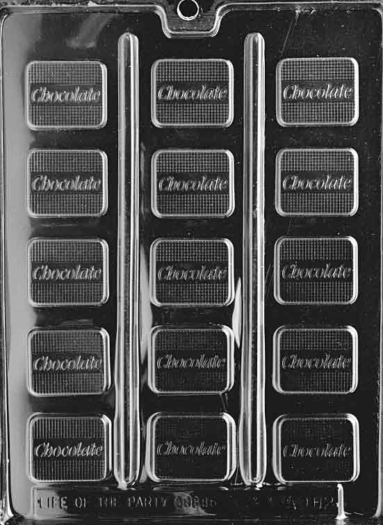 Chocolate Mints Chocolate Mould by Home Chocolate Factory - professional pastry and chocolate equipment