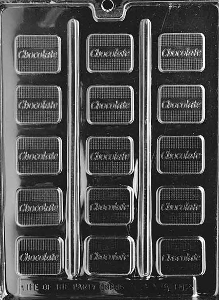 Chocolate Mints Chocolate Mould by Home Chocolate Factory - professional pastry and chocolate equipment