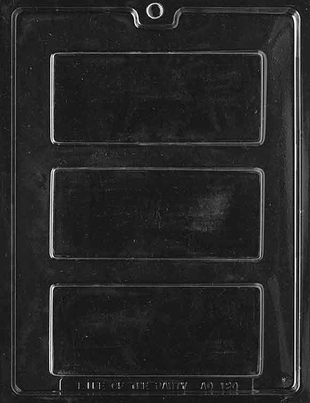 54g Plain Bar Chocolate Mould by Home Chocolate Factory - professional pastry and chocolate equipment