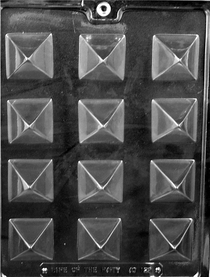 Small Pyramid Chocolate Mould by Home Chocolate Factory - professional pastry and chocolate equipment
