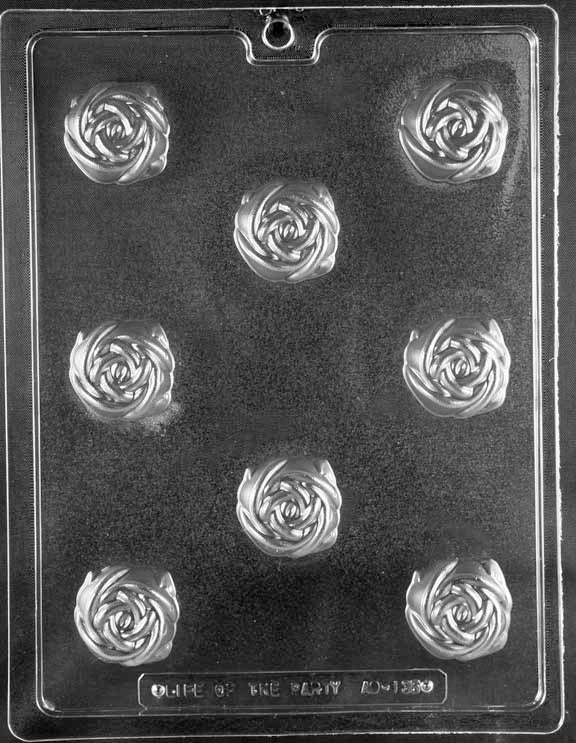 Roses Chocolate Mould by Home Chocolate Factory - professional pastry and chocolate equipment