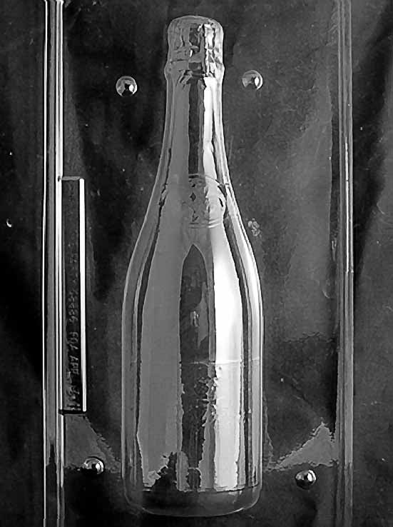 Champagne Bottle - Front Chocolate Mould by Home Chocolate Factory - professional pastry and chocolate equipment