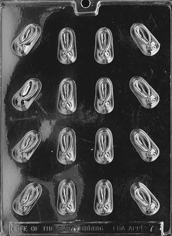 Baby Booties Chocolate Mould by Home Chocolate Factory - professional pastry and chocolate equipment