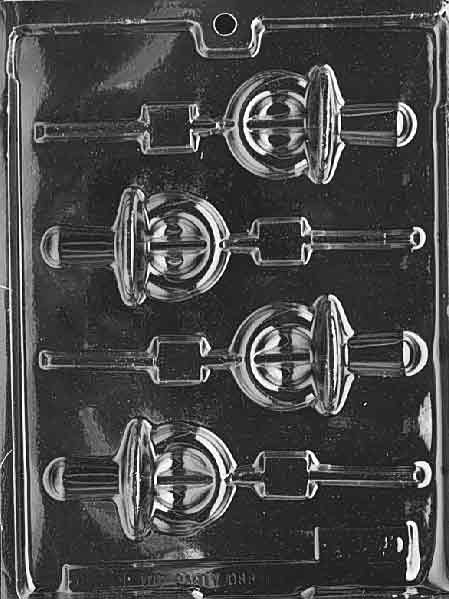 Pacifier Lollipop Chocolate Mould by Home Chocolate Factory - professional pastry and chocolate equipment