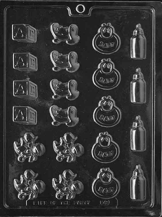 Baby Assortment Chocolate Mould by Home Chocolate Factory - professional pastry and chocolate equipment