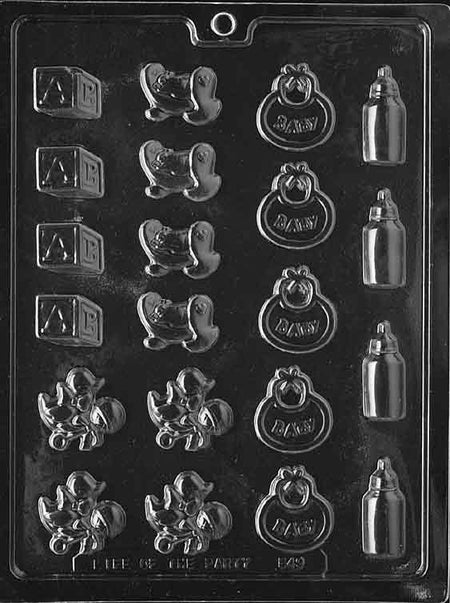 Baby Assortment Chocolate Mould by Home Chocolate Factory - professional pastry and chocolate equipment