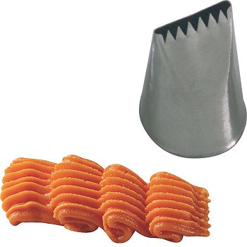 Martellato Star Ribbon Piping Nozzle (5 pieces) by Home Chocolate Factory - professional pastry and chocolate equipment