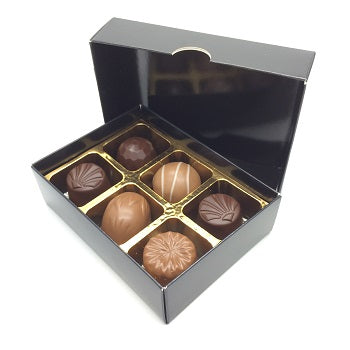 Black Box (6 Choc) - Bulk 25 Pack by Home Chocolate Factory - professional pastry and chocolate equipment