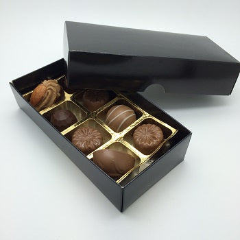 Black Box (8 Choc) - Bulk 25 Pack by Home Chocolate Factory - professional pastry and chocolate equipment
