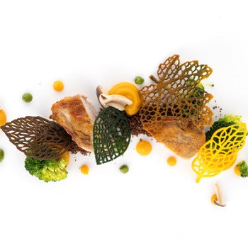 Silikomart Bosco Leaf Professional Silicon Mould by Home Chocolate Factory - professional pastry and chocolate equipment