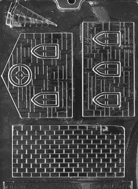 Church Chocolate Mould - Part 2 by Home Chocolate Factory - professional pastry and chocolate equipment