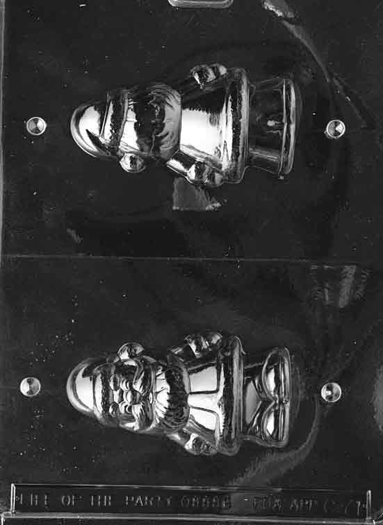 Santa Claus Chocolate Mould by Home Chocolate Factory - professional pastry and chocolate equipment
