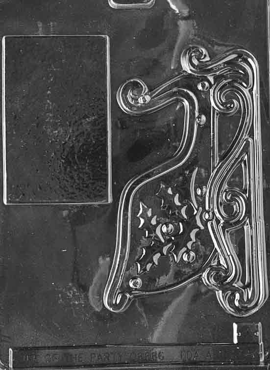 Large Sleigh Chocolate Mould - Part 1 by Home Chocolate Factory - professional pastry and chocolate equipment