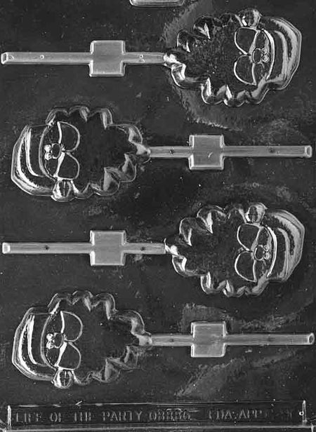 Silly Santa Chocolate Mould by Home Chocolate Factory - professional pastry and chocolate equipment