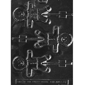 Gingerbread Lollipop Chocolate Mould by Home Chocolate Factory - professional pastry and chocolate equipment