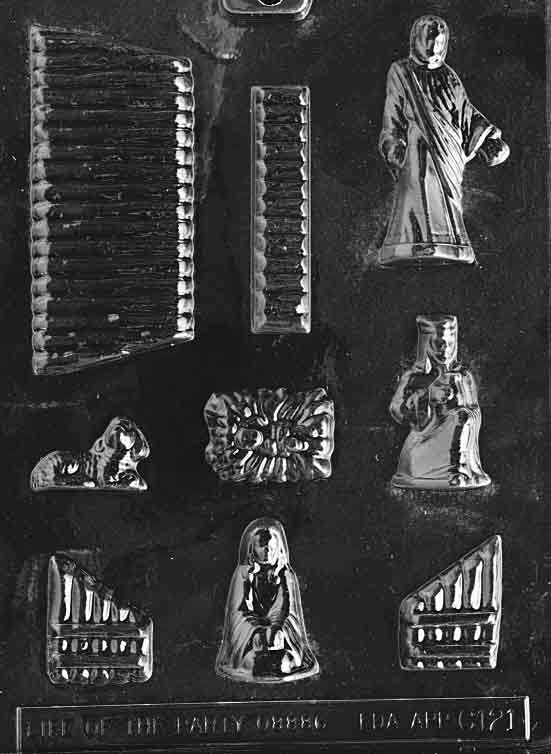 Nativity Scene Chocolate Mould by Home Chocolate Factory - professional pastry and chocolate equipment