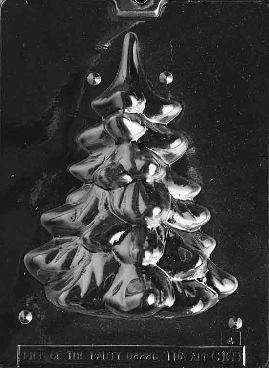 Medium Large Christmas Tree Chocolate Mould - Part 1 by Home Chocolate Factory - professional pastry and chocolate equipment
