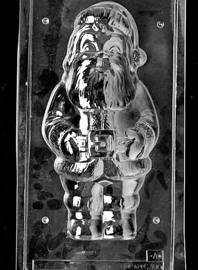Large Santa - set of 2 moulds Chocolate Mould by Home Chocolate Factory - professional pastry and chocolate equipment