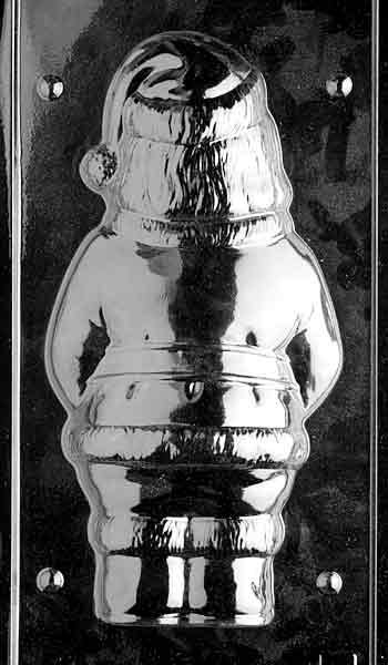 Large Santa (Back) Chocolate Mould by Home Chocolate Factory - professional pastry and chocolate equipment