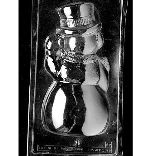 Extra Large Snowman Chocolate Mould (Back) by Home Chocolate Factory - professional pastry and chocolate equipment