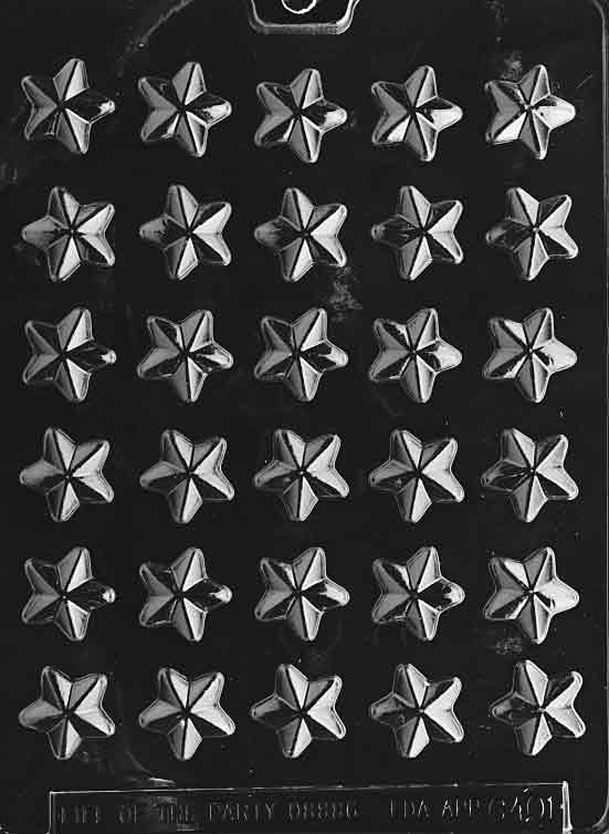 Stars Chocolate Mould by Home Chocolate Factory - professional pastry and chocolate equipment