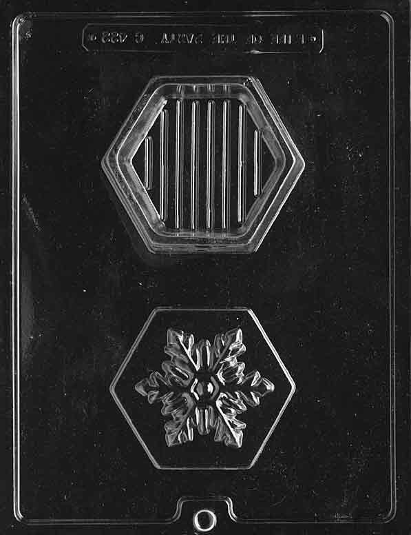 Snowflake Pour Box Chocolate Mould by Home Chocolate Factory - professional pastry and chocolate equipment