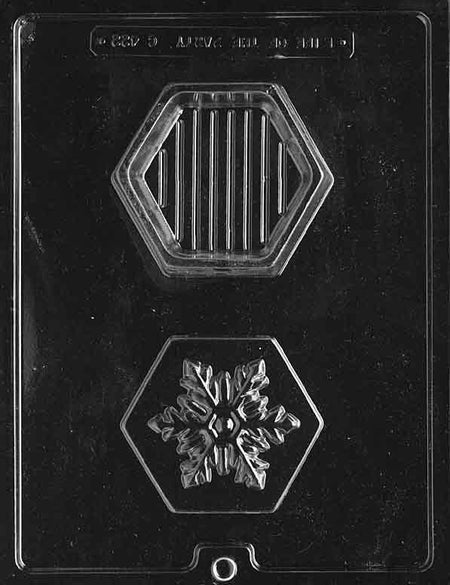Snowflake Pour Box Chocolate Mould by Home Chocolate Factory - professional pastry and chocolate equipment
