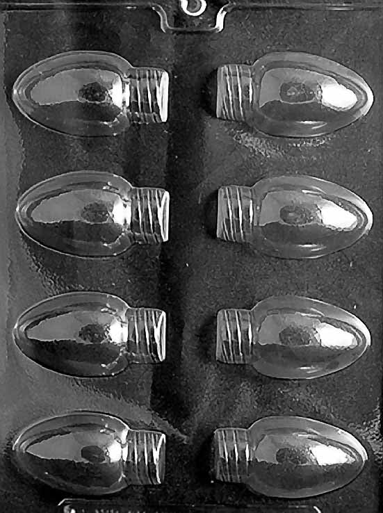 Christmas Lights Chocolate Mould by Home Chocolate Factory - professional pastry and chocolate equipment