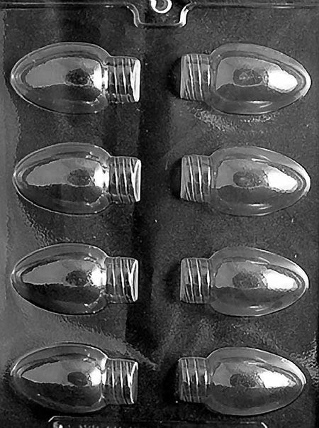 Christmas Lights Chocolate Mould by Home Chocolate Factory - professional pastry and chocolate equipment