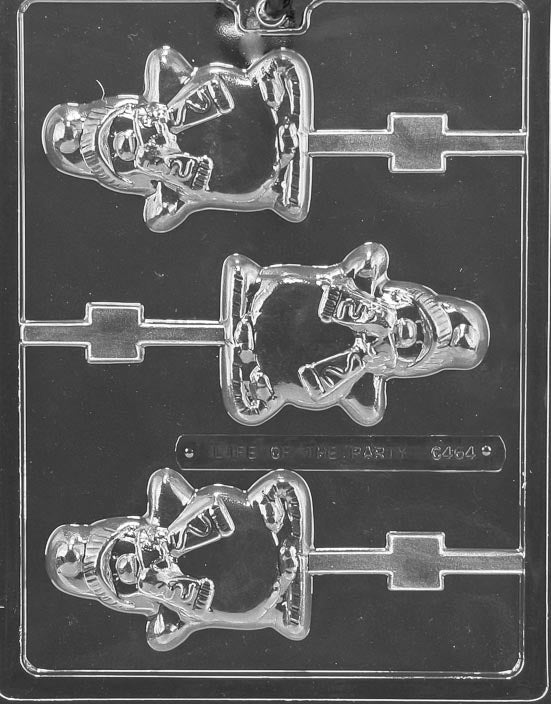 Festive Penguin Lollipop Chocolate Mould by Home Chocolate Factory - professional pastry and chocolate equipment