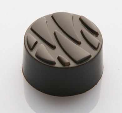 Chocolat Form Round Tiger Striped Praline Polycarbonate Chocolate Mould by Home Chocolate Factory - professional pastry and chocolate equipment