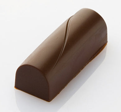 Chocolat Form Rectangular Praline with Arched Profile Polycarbonate Mould by Home Chocolate Factory - professional pastry and chocolate equipment
