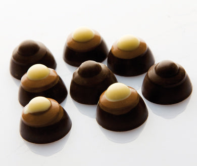 Chocolat Form Domed Round Praline Polycarbonate Chocolate Mould by Home Chocolate Factory - professional pastry and chocolate equipment