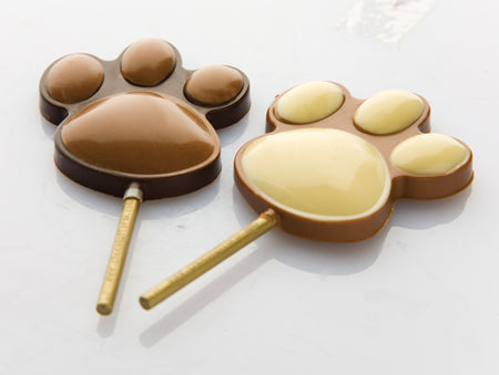 Chocolat Form Animal Footprint Lollipop Polycarbonate Chocolate Mould by Home Chocolate Factory - professional pastry and chocolate equipment