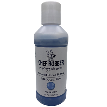 Chef Rubber Zen Aura Blue Cocoa Butter 200g by Home Chocolate Factory - professional pastry and chocolate equipment