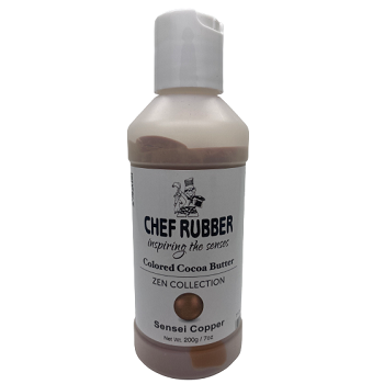 Chef Rubber Zen Sensei Copper Cocoa Butter 200g by Home Chocolate Factory - professional pastry and chocolate equipment