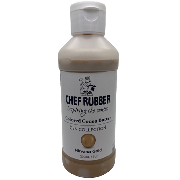 Chef Rubber Zen Nirvana Gold Cocoa Butter 200g by Home Chocolate Factory - professional pastry and chocolate equipment