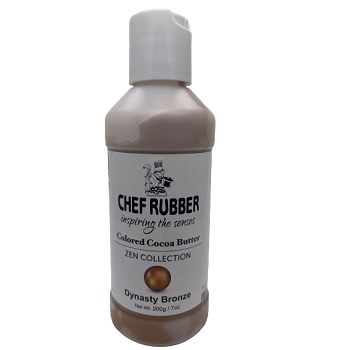 Chef Rubber Zen Dynasty Bronze Cocoa Butter 200g by Home Chocolate Factory - professional pastry and chocolate equipment
