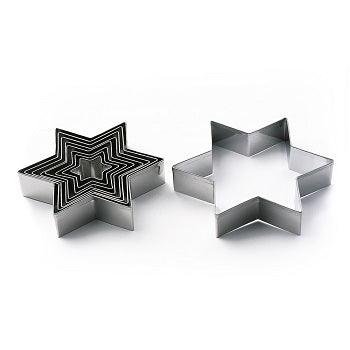 Martellato Star Cutters Kit (9 pcs) by Home Chocolate Factory - professional pastry and chocolate equipment