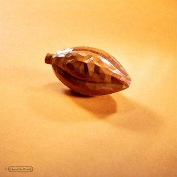 Chocolate World Faceted Cocoa Pod Praline Polycarbonate Chocolate Mould by Home Chocolate Factory - professional pastry and chocolate equipment