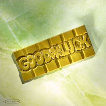 Chocolate World 45g Good Luck Tablet Mould by Home Chocolate Factory - professional pastry and chocolate equipment