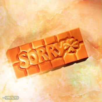 Chocolate World 45g Sorry Tablet Mould by Home Chocolate Factory - professional pastry and chocolate equipment