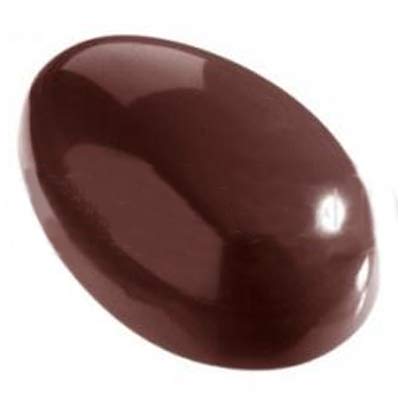 Chocolate World 100mm Easter Egg Polycarbonate Chocolate Mould by Home Chocolate Factory - professional pastry and chocolate equipment
