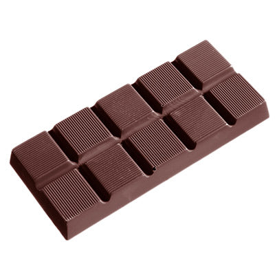 Chocolate World 41g Chocolate Bar Polycarbonate Mould by Home Chocolate Factory - professional pastry and chocolate equipment
