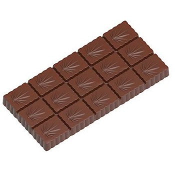 Chocolate World 62 g Hemp Bar Polycarbonate Chocolate Mould