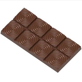 Chocolate World 100 g Circles Tablet Polycarbonate Chocolate Mould