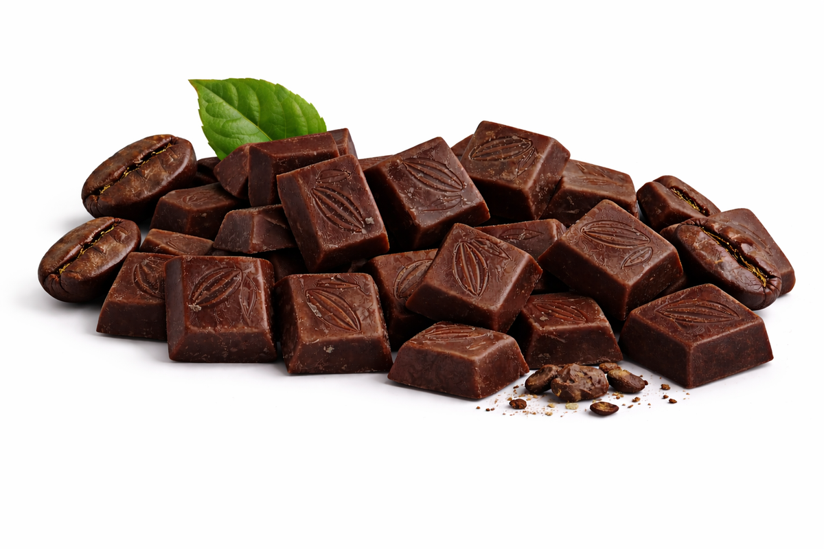 Milk Coffee Chocolate Chunks - 1.5kg by Home Chocolate Factory - professional pastry and chocolate equipment