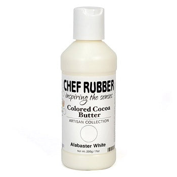 Chef Rubber Alabaster White Cocoa Butter - 200g