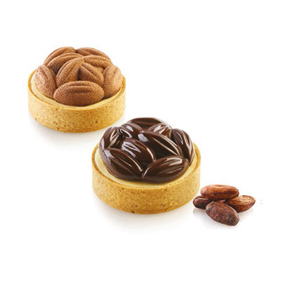 Silikomart Kit Tarte Ring Cocoa 70 by Home Chocolate Factory - professional pastry and chocolate equipment