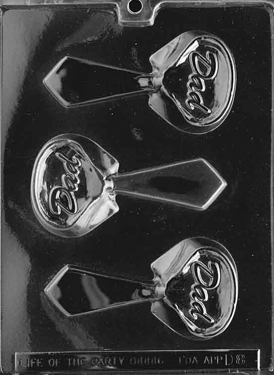 Dad Tie Chocolate Mould by Home Chocolate Factory - professional pastry and chocolate equipment
